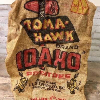 Toma-hawk Brand Idaho potato sack - LOT 2