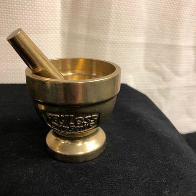 Pair of mortar and pestle  Lot 1 - Payless Drug Store 