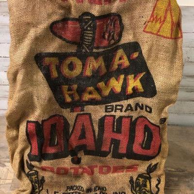 Toma-hawk Brand Idaho Potatoes sack - LOT 1