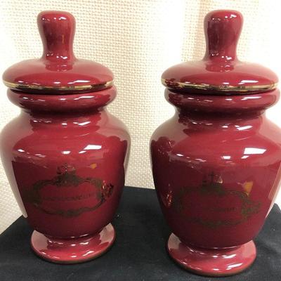 pair of Apothecary Jars - 