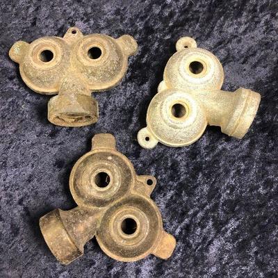 Lot of 3 vintage lawn sprinklers 