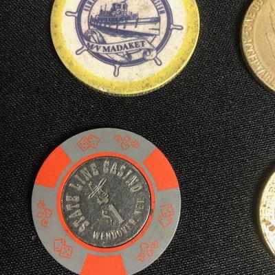 Lot 55 Casino gaming chips New York, New York and Stateline
