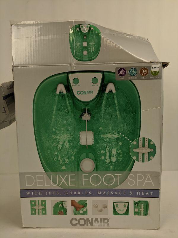 Conair Deluxe Foot Spa w/Jets, Bubbles, Massage & Heat