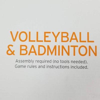 Play Brand Volleyball & Badminton Set