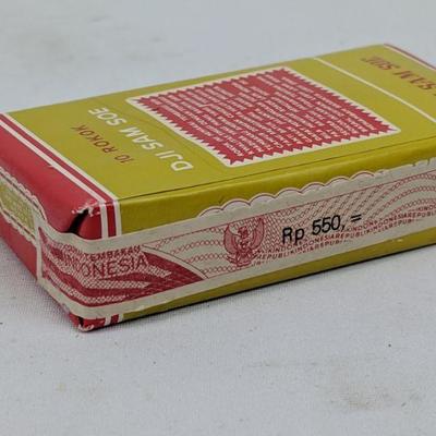 2 Packs of Indonesian Cigarettes, Vintage, 