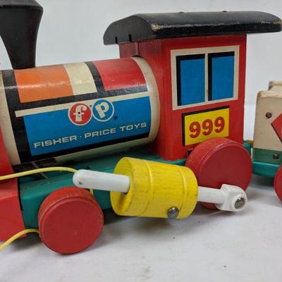 Vintage 1960s Fisher Price Huffy Puffy Train, 999