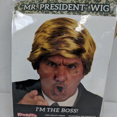 Mr. President Wig, I'm the Boss, One Size Fits All - New