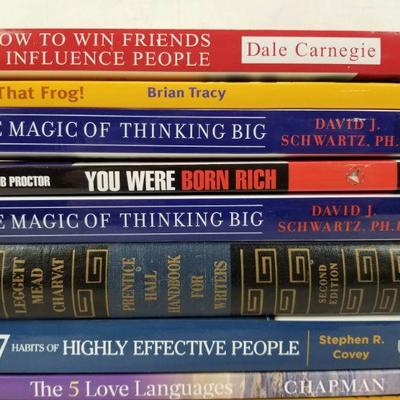 13 Reference/Self-Help Books: How To Win Friends... -to- Mastering The Five...
