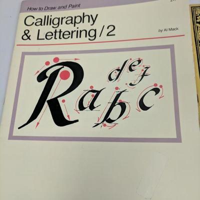 Calligraphy & Lettering Book, The Teacher of Drawing Book, Cartoon Prints
