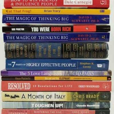 13 Reference/Self-Help Books: How To Win Friends... -to- Mastering The Five...
