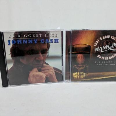 2 CDS, That's How They Ro It In Dixie (Hank Jr. ) 16 Biggest Hits (Johnny Cash)