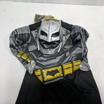 Child Costume, Batman Armored Deluxe, 4-6, Includes- Top, Mask & Cape - New
