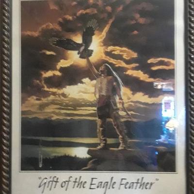  GIFT OF EAGLE FEATHER PRINT