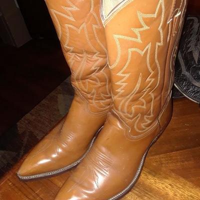 JUSTIN LIZARD BOOTS SIZE 10 D MEN 