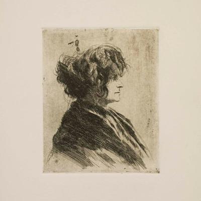 Joseph Stella, Portrait of a Hatless Woman, Circa 1960