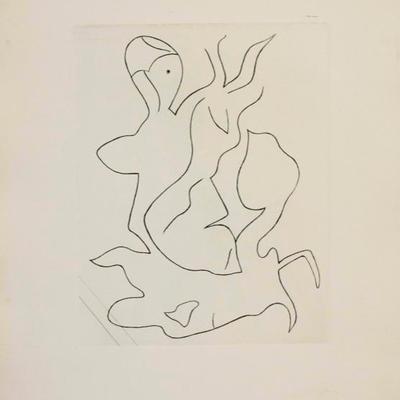 Jean Arp, Paroles Peintes,  1965, Original Lithograph
