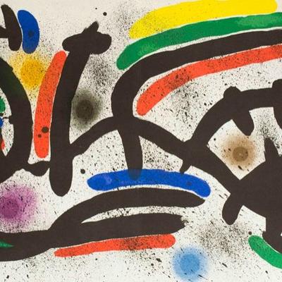 Joan Miro, Lithograph IX, 1972