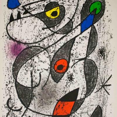 Joan Miro, A L'Encre II, 1972