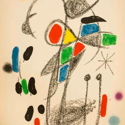 Joan Miro, Maravillas con Variaciones Acrosticas en el jardin de Miro
