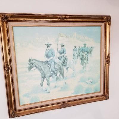 Buffalo Soldiers Canvas wall art