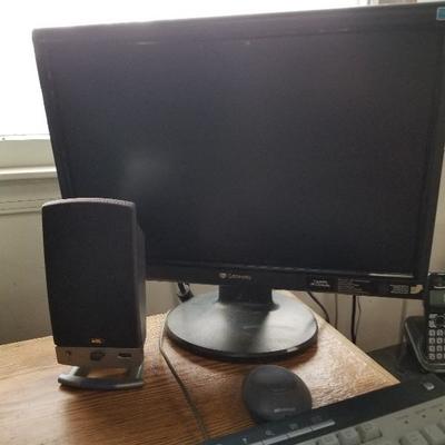 HP Pavillion Computer, Gateway Monitor, Keyboard & Mouse