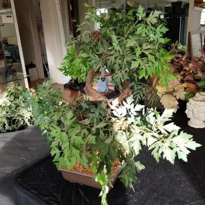 Bonsai Faux Plant, Outdoor Table & Mug Collection