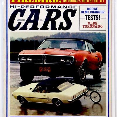 HI-PERFORMANCE CARS Vintage MAGAZINE - March 1967