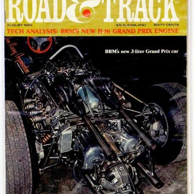 ROAD & TRACK Vintage Magazine - August 1968