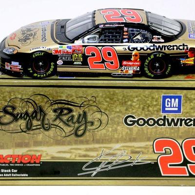 Kevin Harvick Autographed #29 Sugar Ray Limited Diecast Nascar Car NOS