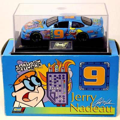 1999 Jerry Nadeau #9 NASCAR Cartoon Network Dexter 1/24 Die Cast Model NOS