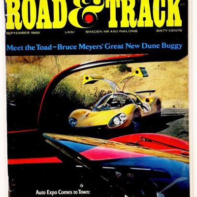 ROAD & TRACK Vintage MAGAZINE - September 1968