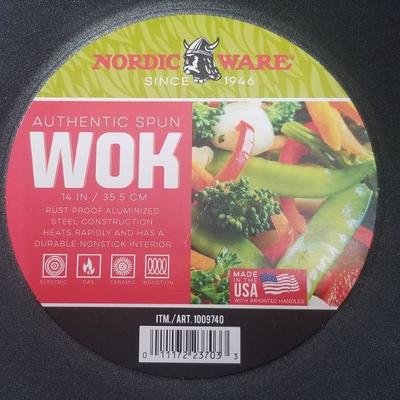 Nordic Ware Authentic Spun Wok - 14