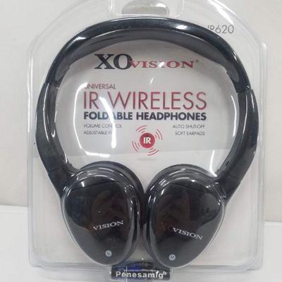 IR Wireless Foldable Headphones by XO Vision - New
