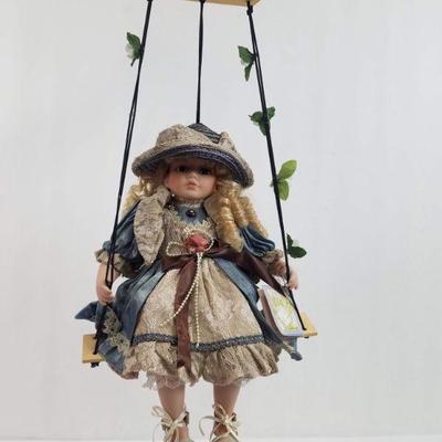 Cathay Collection Flora Doll on Swing