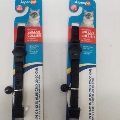 Litter Maid Litter Box Liners & 2 Cat Collars with Bells - New