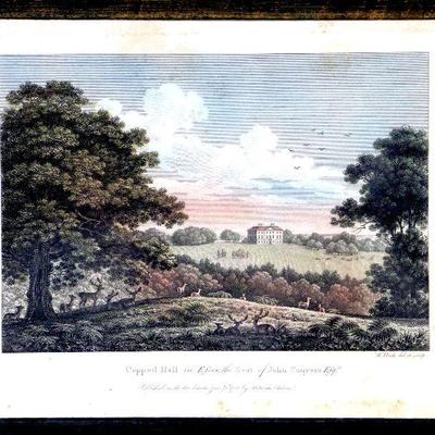 c. 1781 Thomas Hearne W. Watts Hand Tinted Engraving England