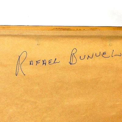 Rafael Bunuel Limited Edition Etching - Signed - A-021