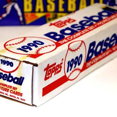 1990 Topps Baseball Cards MLB Factory Complete Set Sealed Box 792 Cards - D-024