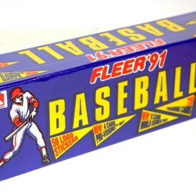 1991 FLEER Baseball Cards Factory Complete Set Sealed Box 720 Cards - D-031