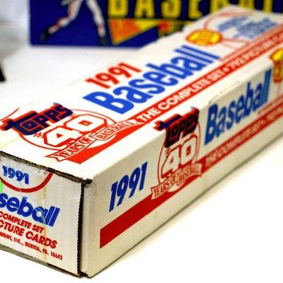 1991 Topps Baseball Cards MLB Factory Complete Set Sealed Box 792 Cards - D-025