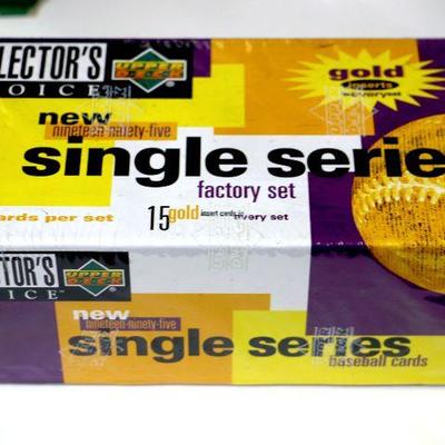 1995 Upper Deck Baseball Cards Factory Sealed Box w/Gold Cards - D-001