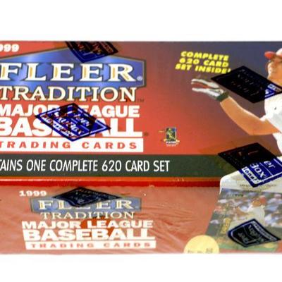 1999 FLEER Baseball Cards MLB Factory Complete Set Sealed Box 620 Cards - D-028