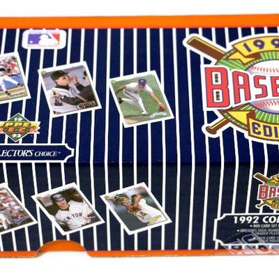 1992 Upper Deck Baseball Cards Factory Complete Set Sealed Box 800 Cards - D-026