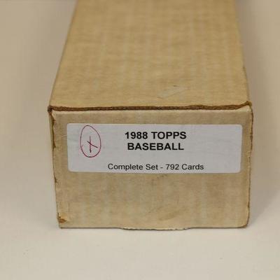 1988 TOPPS BASEBALL FACTORY COMPLETE SET - 792 Cards in Box