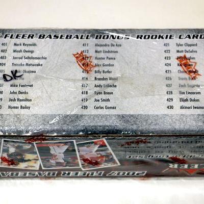 2007 FLEER Baseball Cards Factory Complete Set Sealed Box 430 Cards - D-029