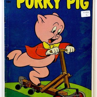 PORKY PIG #30 circa 1953 Comic Book Dell Comics