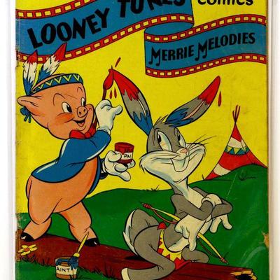 c. 1949 LOONEY TUNES Merrie Melodies Golden Age Comic Book 12/1949 Dell Comics