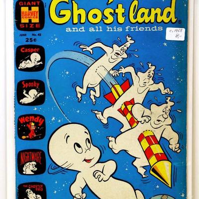 CASPER'S GHOST LAND #42 circa 1968 Harvey Comics