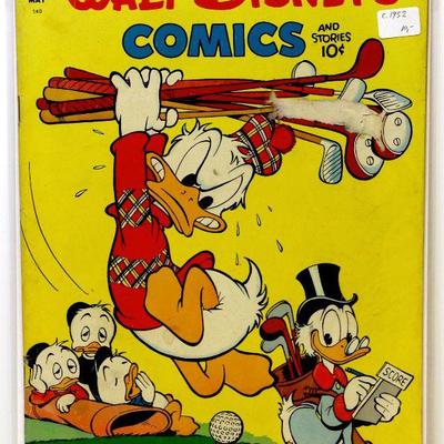Walt Disney Comics and Stories #140 circa 1952 Dell Comics
