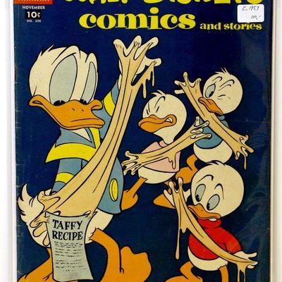 Walt Disney Comics and Stories #206 circa 1957 Dell Comics